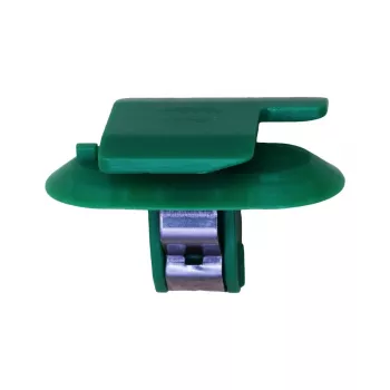 GM/Buick Lower Center Pillar Trim Clip with Metal Reinforcement - Green Nylon