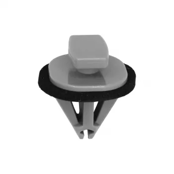 GM Door, Liftgate and Fender Molding Retainer with Sealer - Gray Nylon, 9mm Hole